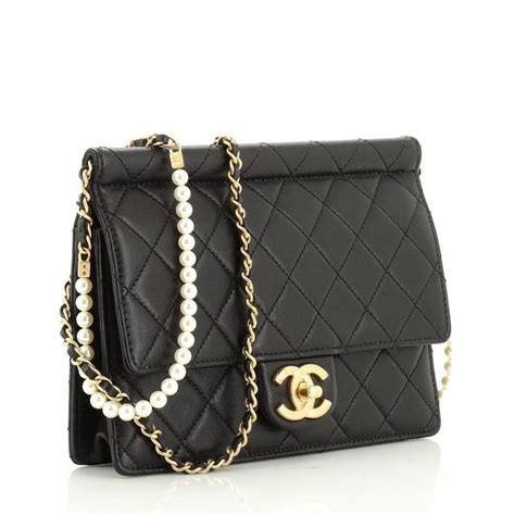 chanel small chic pearls flap bag|Chanel mini flap bag 2022.